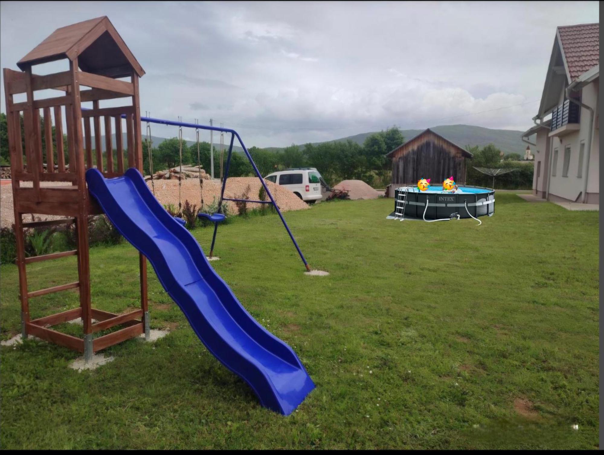 Apartman Swans Оточац Екстер'єр фото